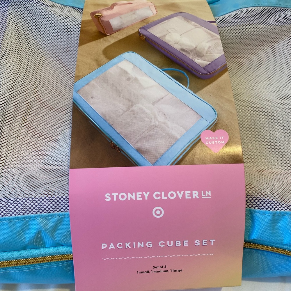 Stoney Clover Lane X Target Packing Cubes New With Tags Limited
